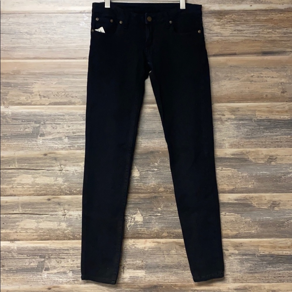 Folter Winged Skull Stretch Black Jeans NWT G15